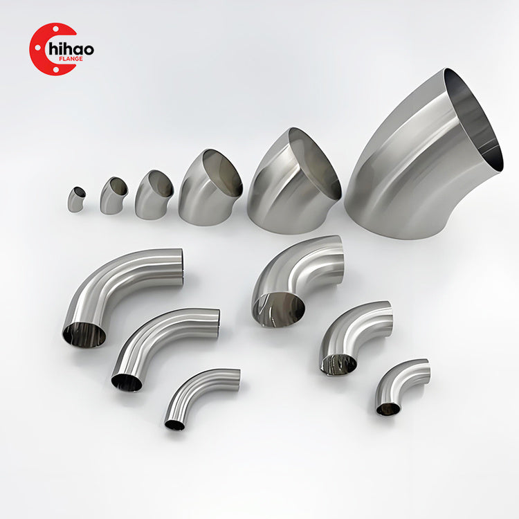 Отвод равнопроходный 90° по ГОСТ 17375-2001 DN15–DN200, Нержавеющая сталь пищевого качества