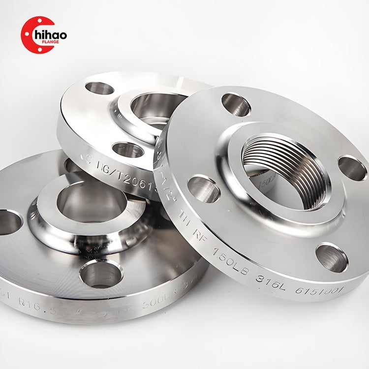 Фланец резьбовой PN16 по ГОСТ 12820-80 / ГОСТ 33259-2015 DN15–DN200, Нержавеющая сталь