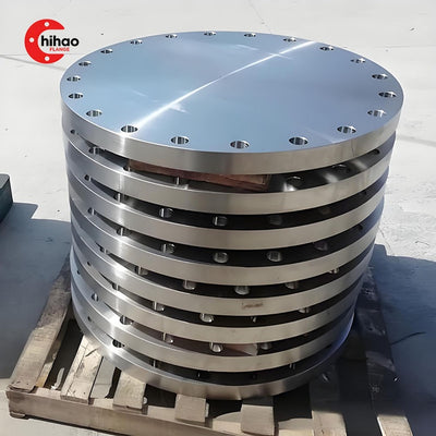 304 Stainless Steel RF Blind Flange ASME B16.5 Class 150 Raised Face Pipe End Blocking Plate for Industrial Piping Systems