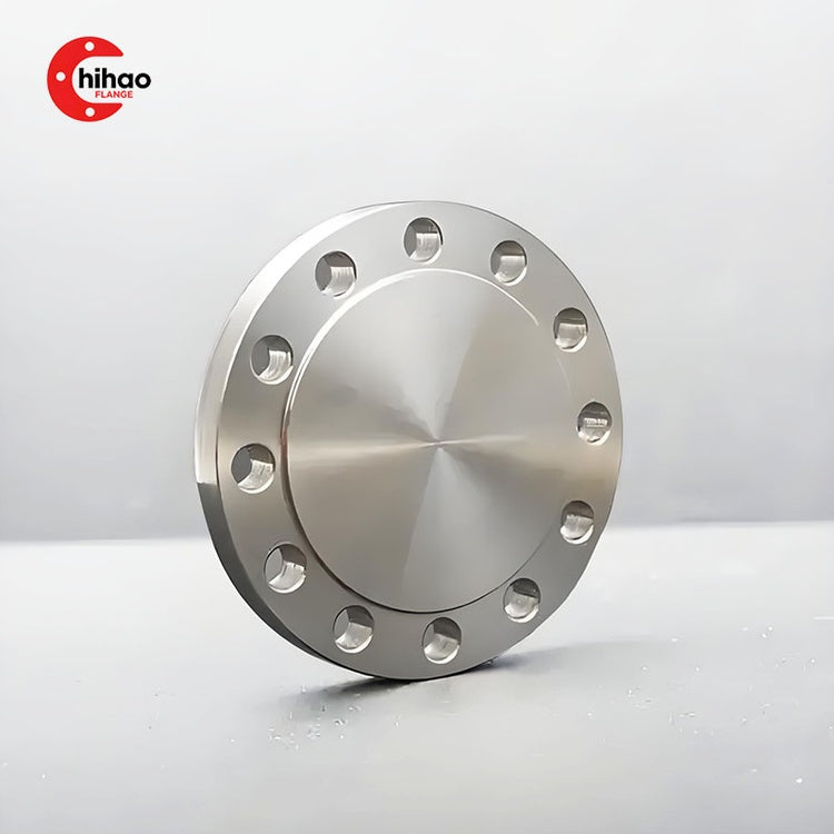 304 Stainless Steel RF Blind Flange ASME B16.5 Class 150 Raised Face Pipe End Blocking Plate for Industrial Piping Systems