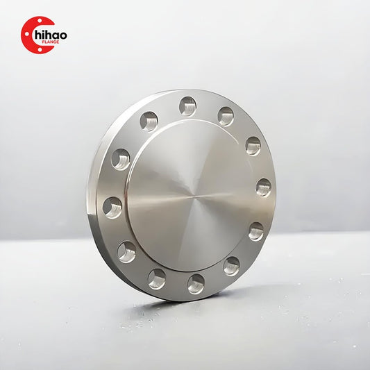 304 Stainless Steel RF Blind Flange ASME B16.5 Class 150 Raised Face Pipe End Blocking Plate for Industrial Piping Systems