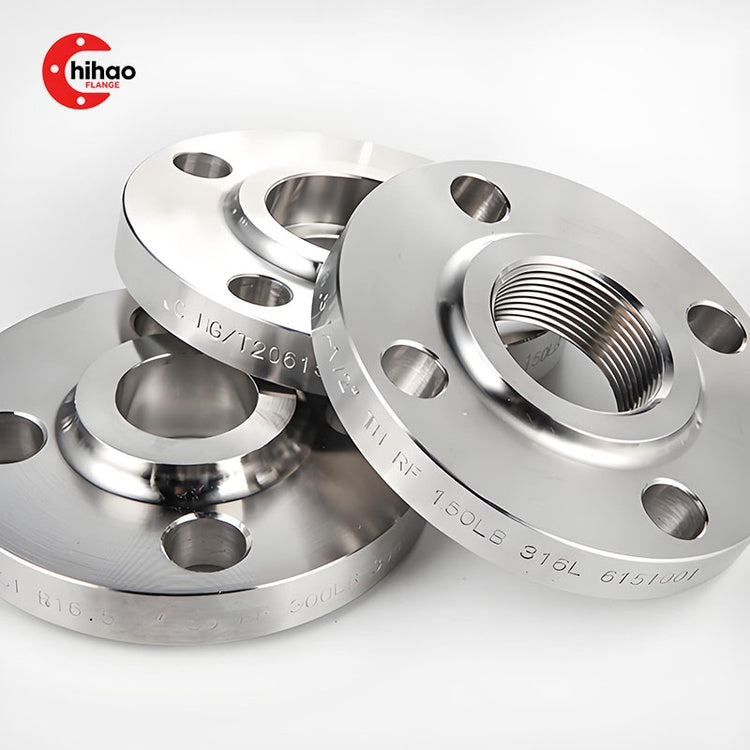 Stainless Steel Slip On Flange ASME B16.5 PN16 PN25 for Low Pressure Pipeline, Heating System, Water and Gas Supply